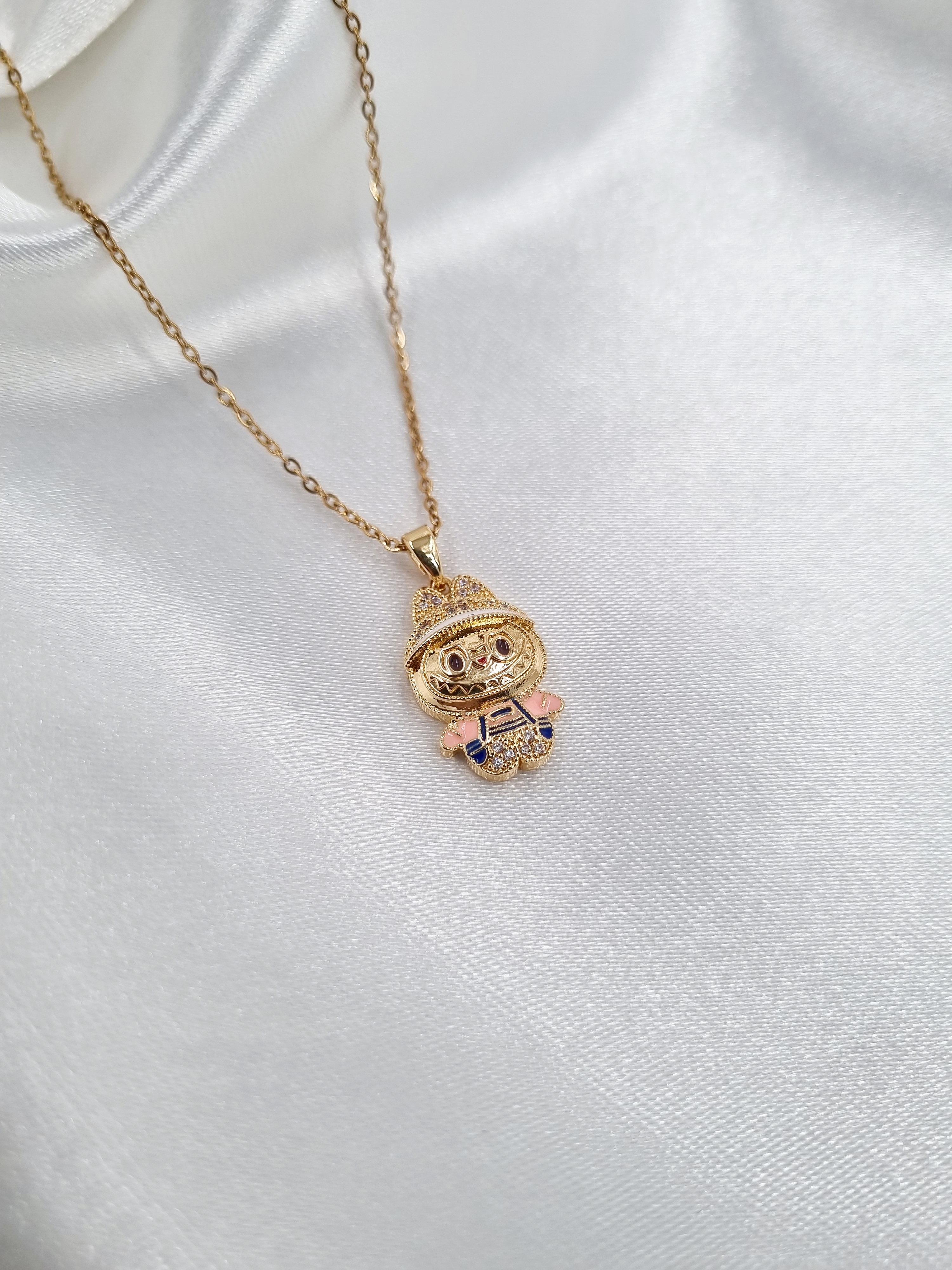 Çelik Labubu Kolye ÇKLY1163