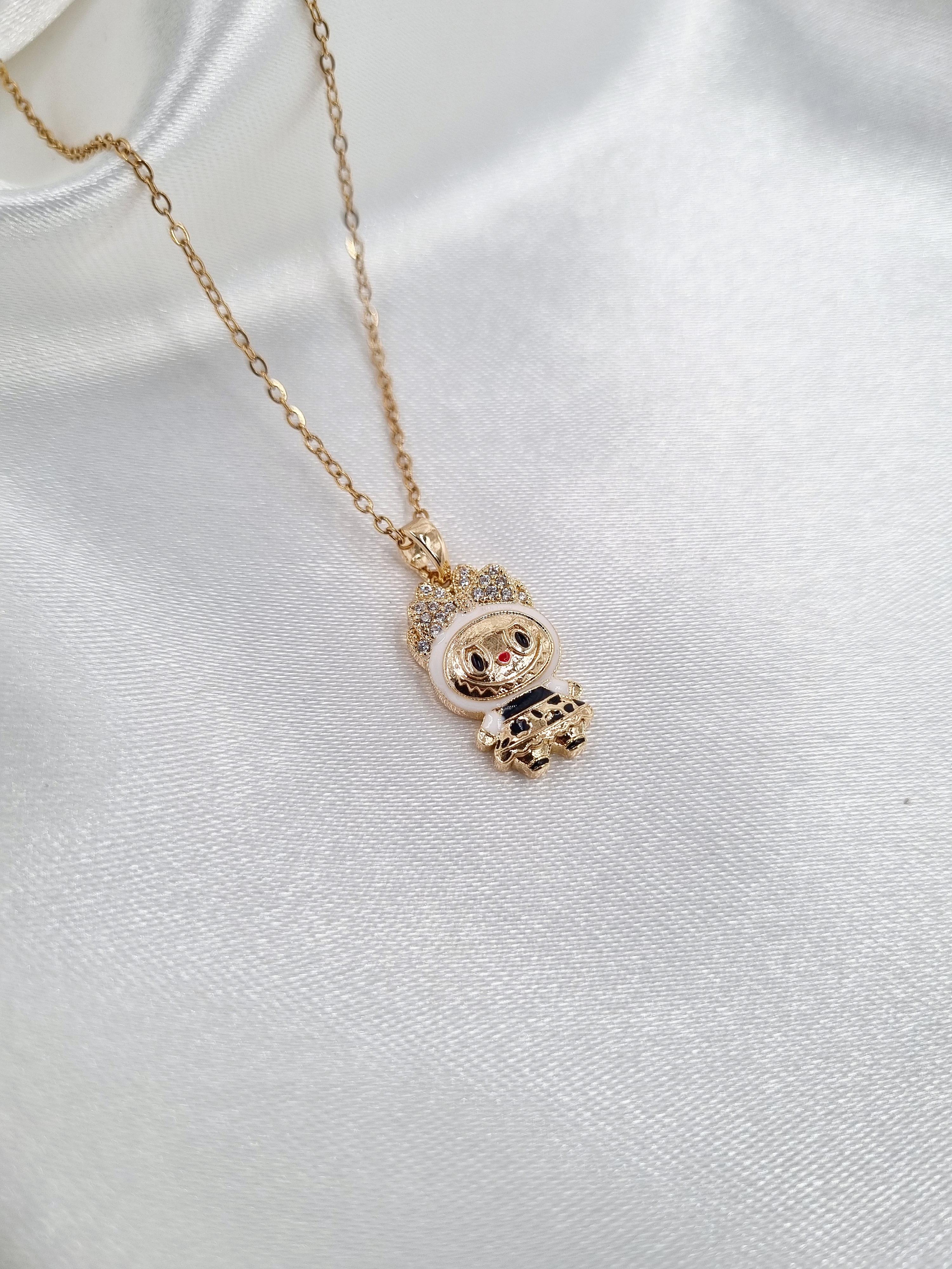 Çelik Labubu Kolye ÇKLY1166