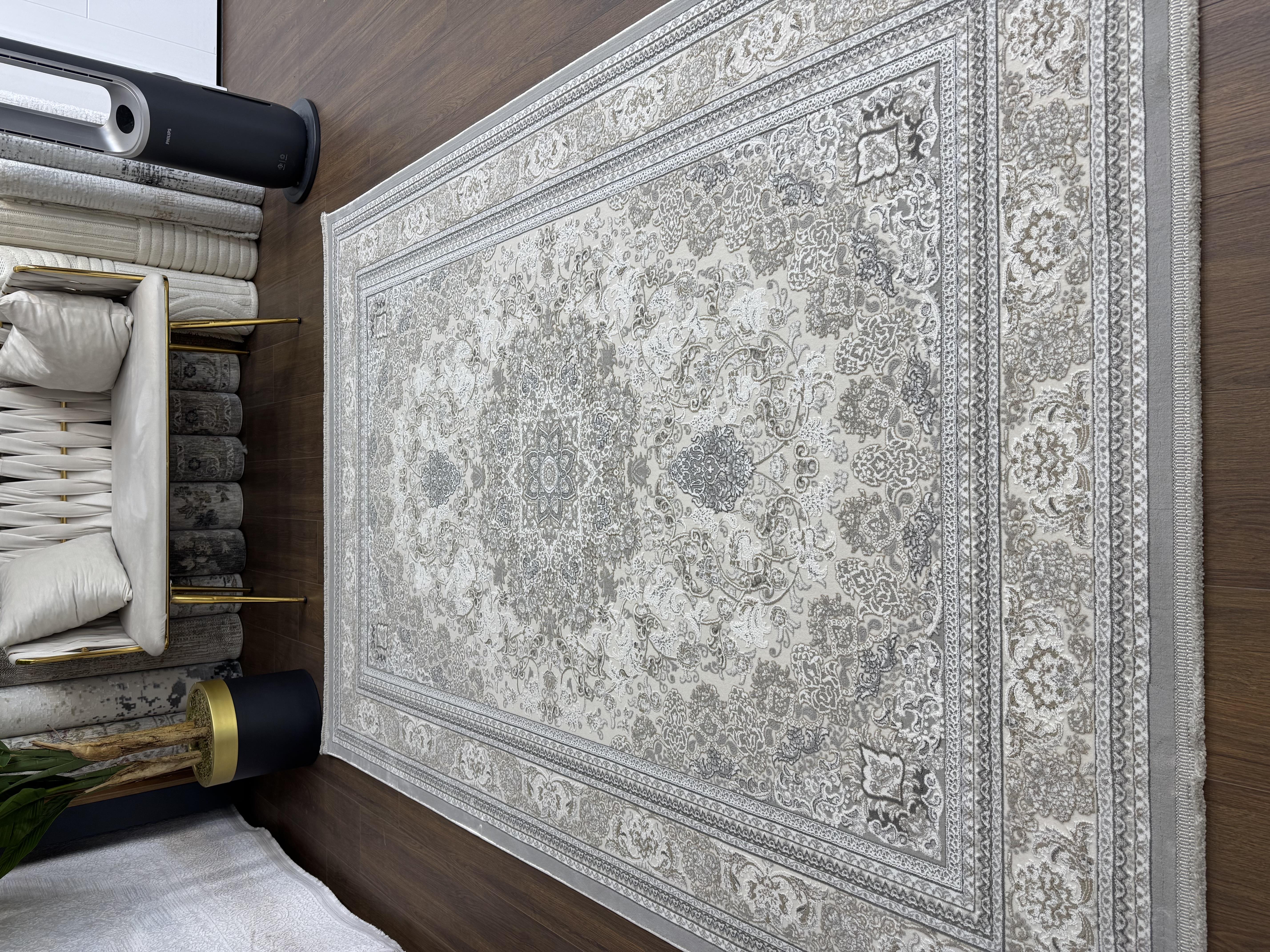 İsfahan 29053B Gri Krem Bej 