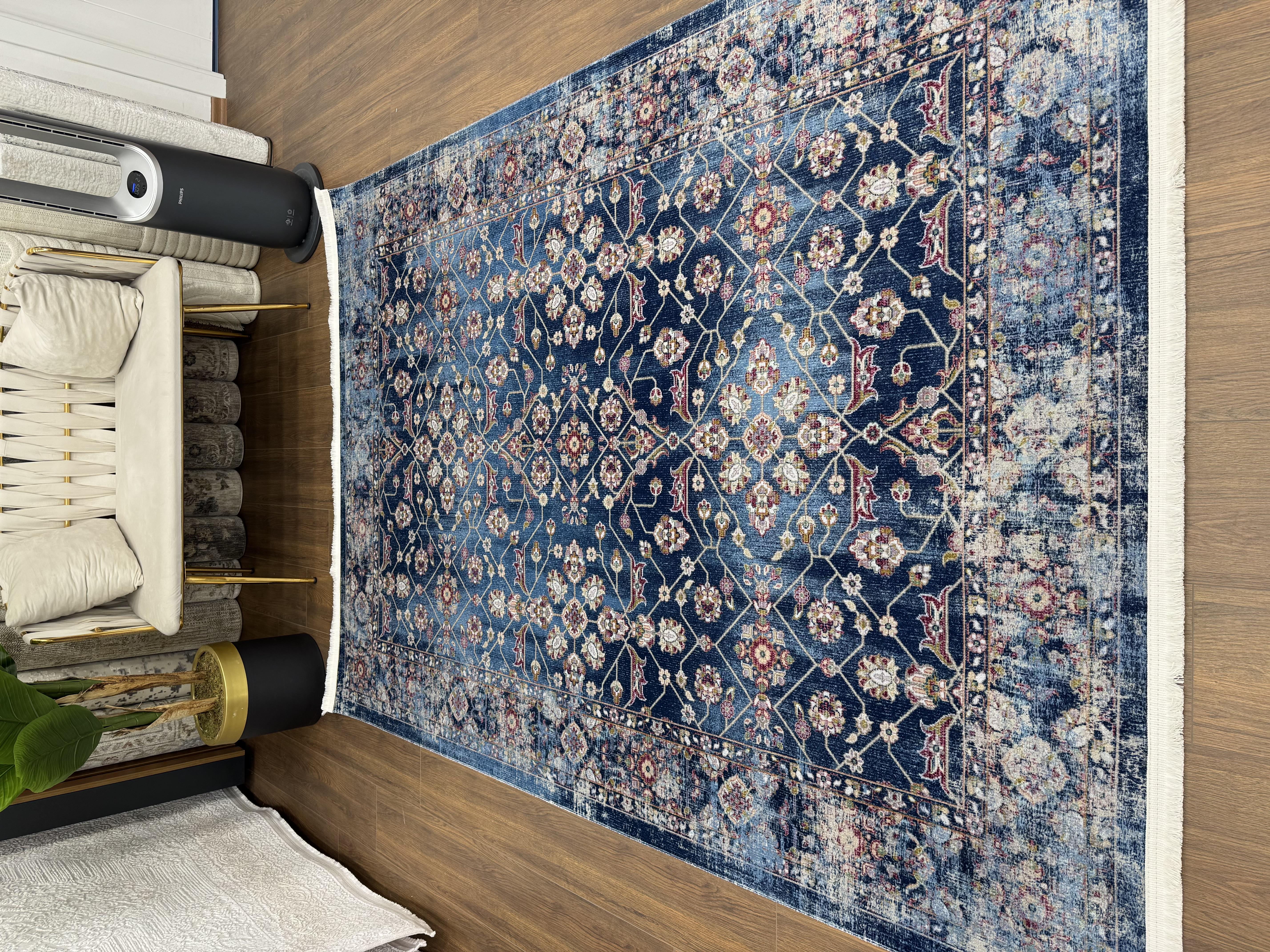 Ottoman 1154V3 Mavi Pembe Multi 