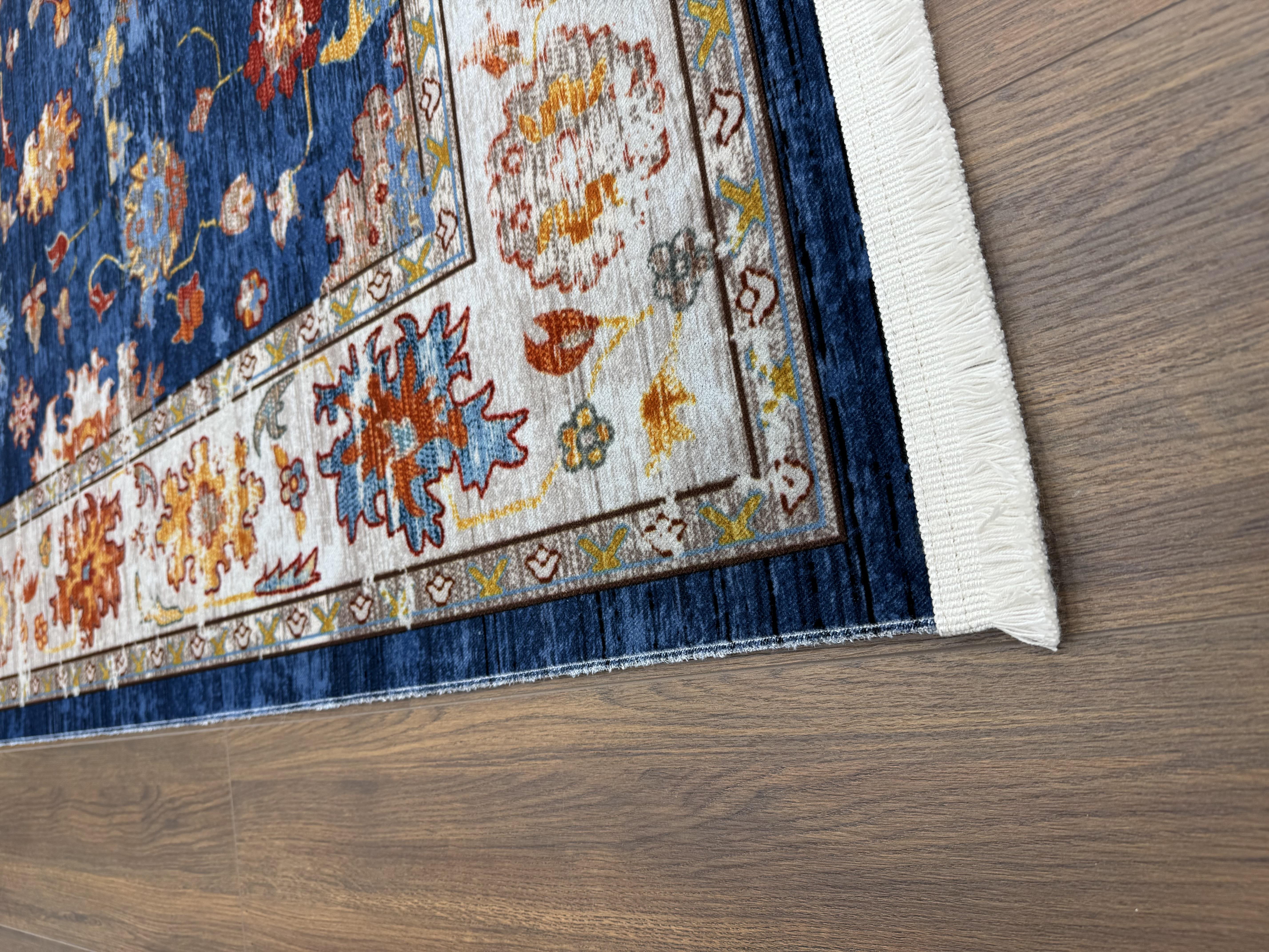 Ottoman 368-1005 Mavi Kiremit Krem 