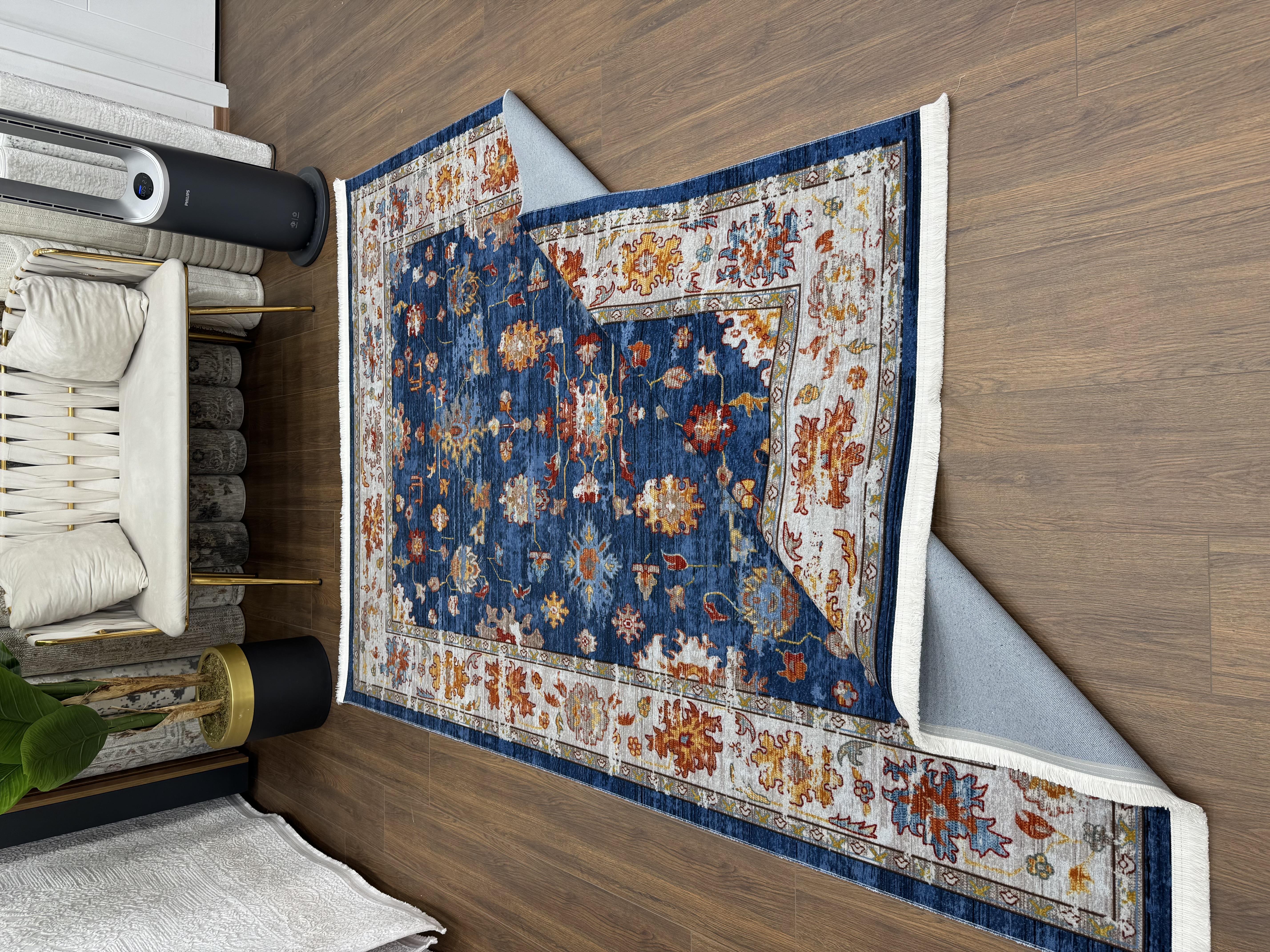 Ottoman 368-1005 Mavi Kiremit Krem 