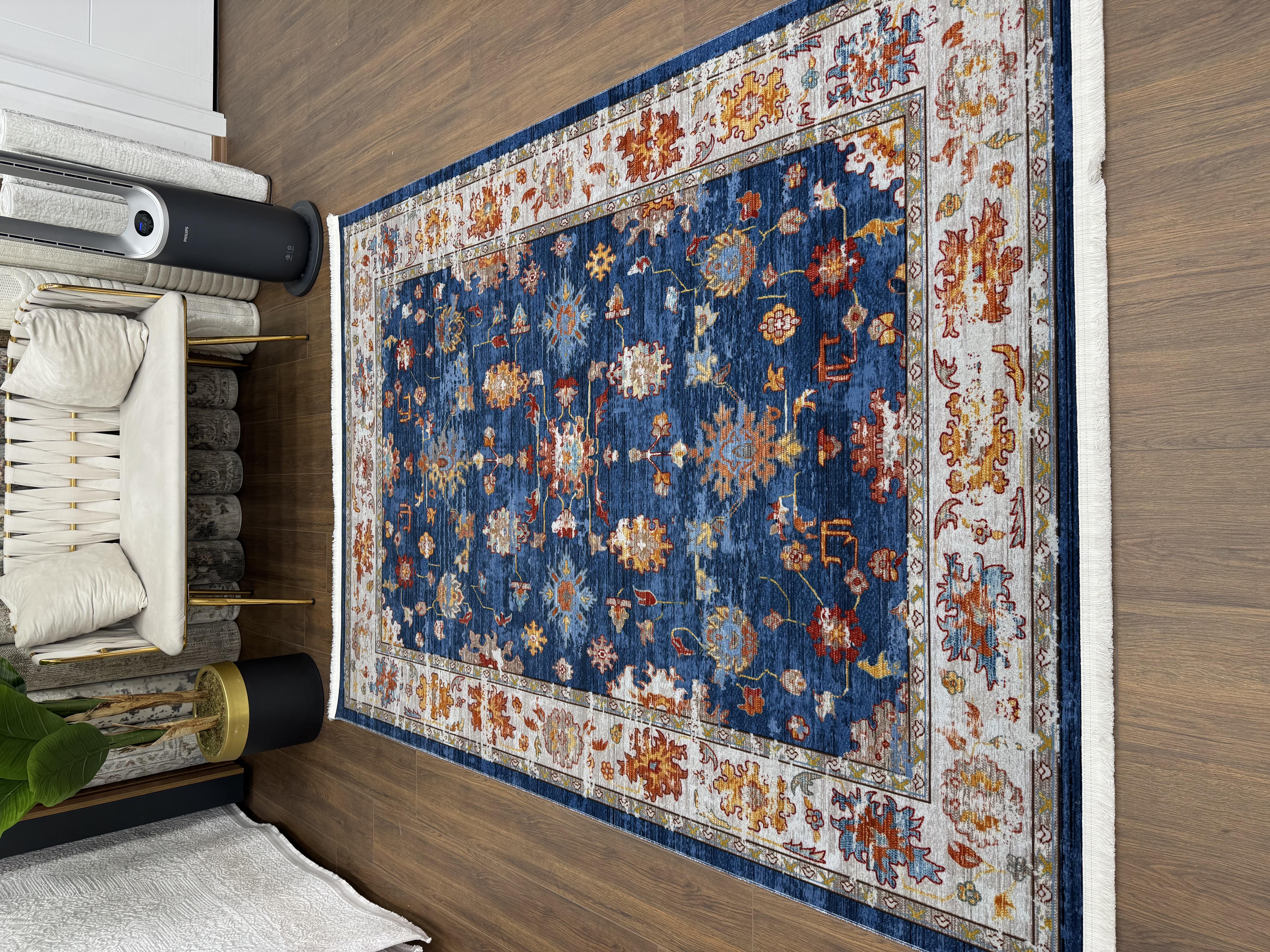 Ottoman 368-1005 Mavi Kiremit Krem 