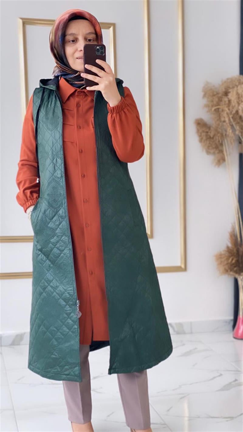 Çınar Özkan Kapitone Yelek 1007Y