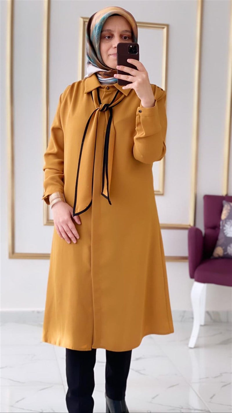 Haya Kravatlı Tunik A1025