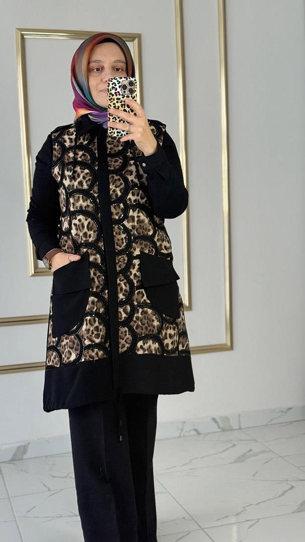 Leoparlı Yelek FRY