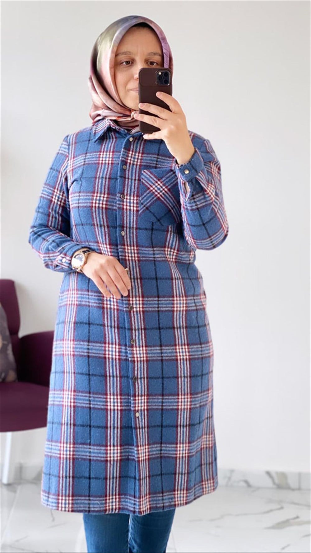 Oduncu Ekose Tunik 1074