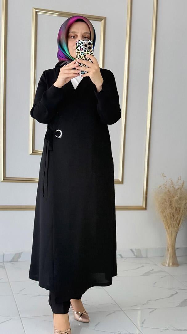 Yandan Bağlamalı Siyah Giyçık FRY