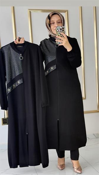 Deri Detaylı Giyçık Kap FRY