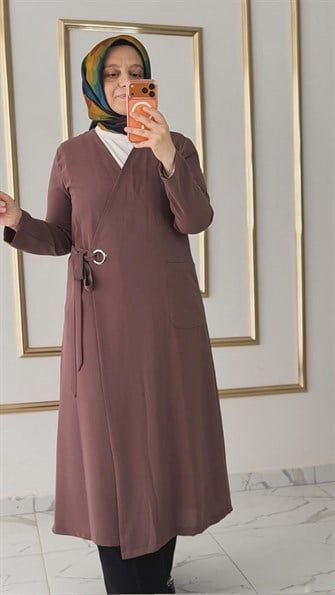 Yandan Bağlamalı Kahve Giyçık FRY