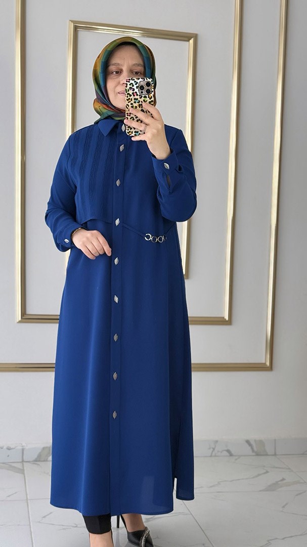 Cepken Görünümlü Çıtçıtlı Mavi Giyçık FRYY