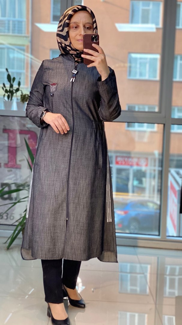 Dar Kalıp Siyah Kot Kap FRY