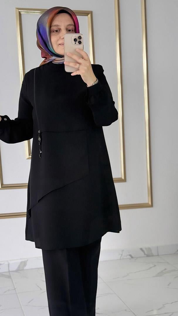 Kat Kat Siyah Tunik FRY