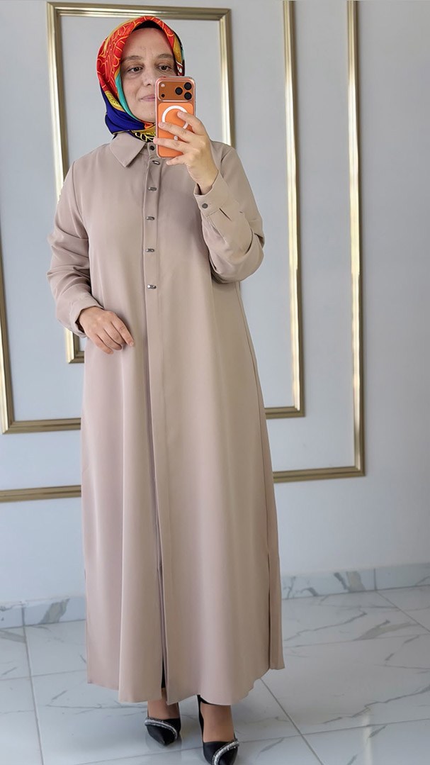 Zımba Detaylı Bej Giyçık FRY