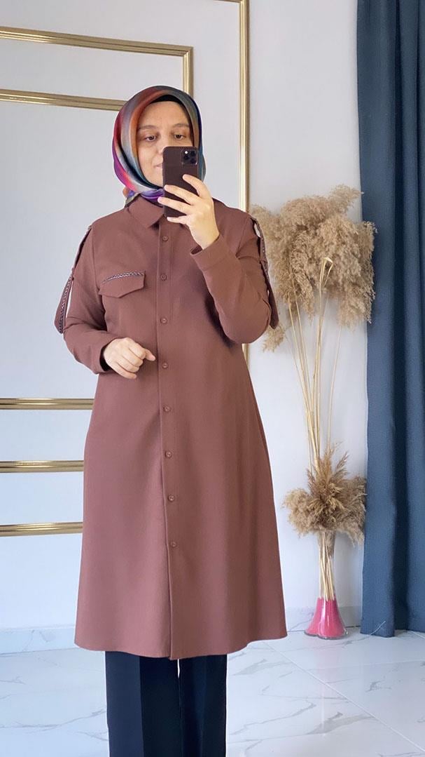 Zincir Detaylı Taba Tunik FRY