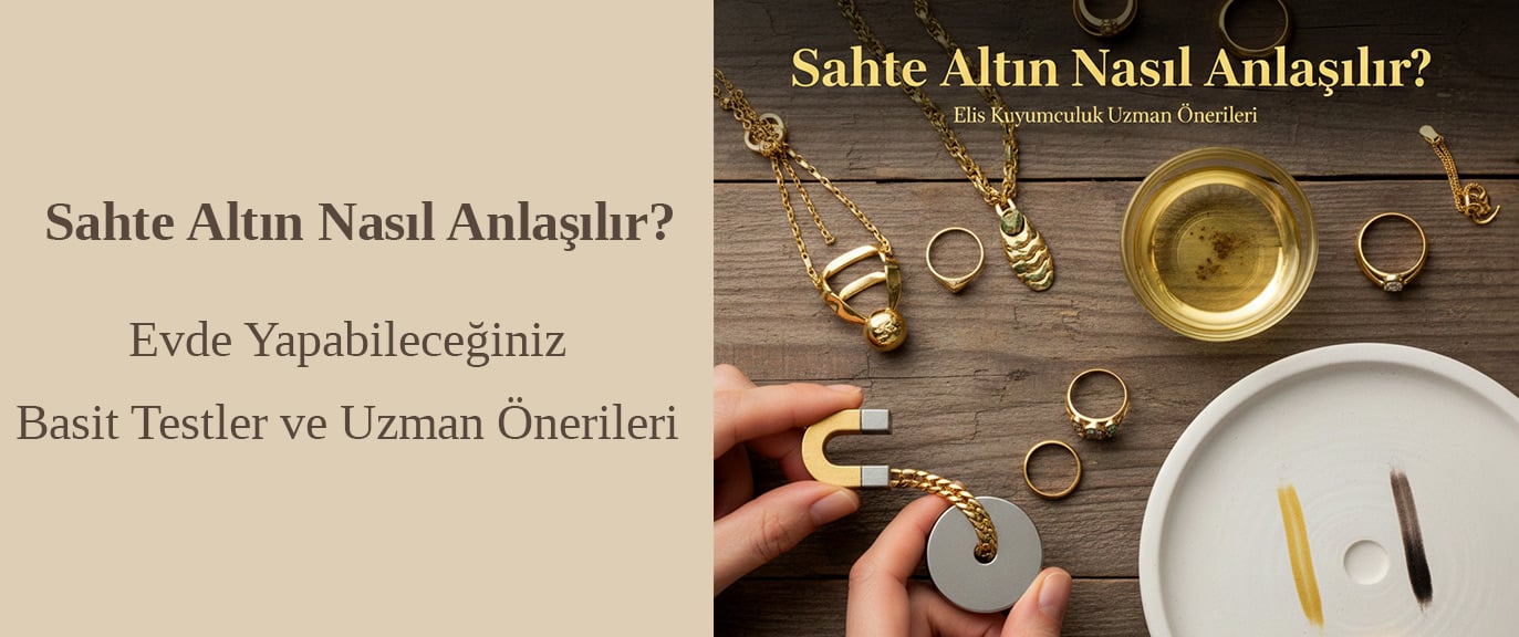 Sahte Altın Nasıl Anlaşılır? Evde Yapabileceğiniz Basit Testler ve Uzman Önerileri