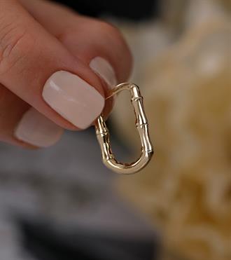 Kemik Dikdörtgen küpe