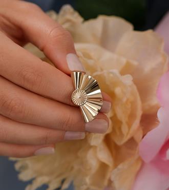 İtalyan Yelpaze Küpe