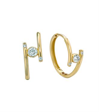 Tektaşlı Sarmal Küpe