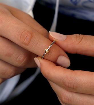 Sırataşlı Mini Yonca Yüzük