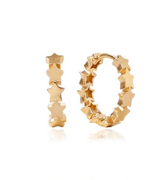 Yıldız Dizilim Halka Küpe