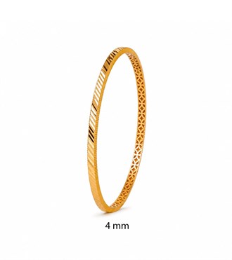 10 Gram 22 Ayar Verev Çizgili Ajda Bilezik