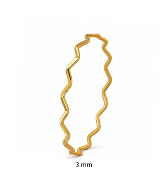 10 Gram 22 Ayar Zikzak Ajda Bilezik