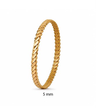 15 Gram 22 Ayar Üçlü Burma Bilezik