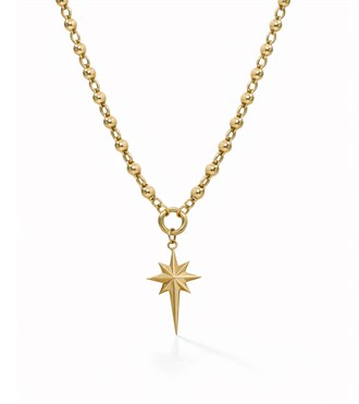 Kutup Yıldızlı Top Top Kolye