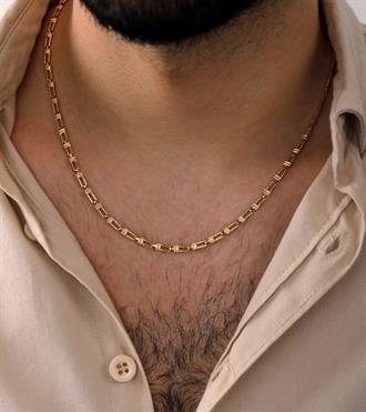 Tasarım Zincir Erkek Kolye