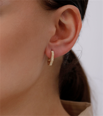 Dokulu Beşgen Küpe