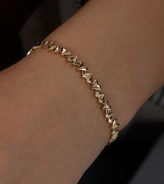 Kalp Prizma Bileklik