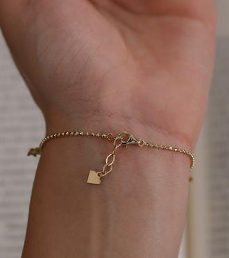 Firuze Charmlı Top Top Bileklik