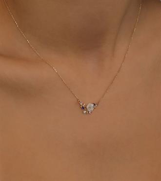 Çiçek Tasarım Kolye