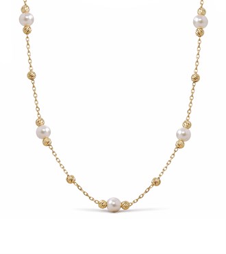 Dorikalı İnci Altın Kolye