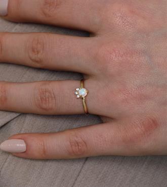 Opal Taşlı Yüzük