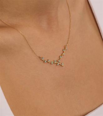 Firuzeli Sarmaşık Kolye