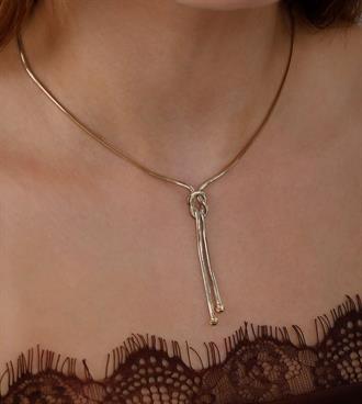 Düğümlü Balıksırtı Kolye