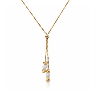 İnci Sarkıtlı Tasarım Kolye