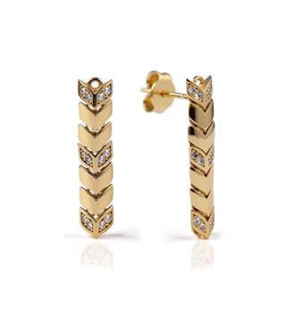 Başak Vidalı Küpe