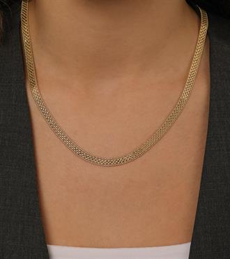 Top Çerçeveli Hasır Kolye