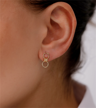 Kurdela Vidalı Küpe