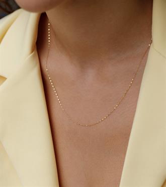 Mini Aynalı Zincir Kolye