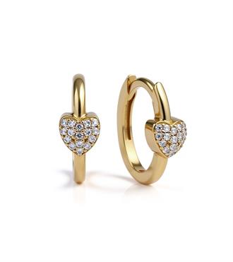 Kalpli Oval Halka Küpe