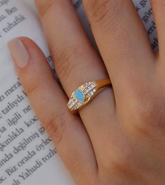 Firuzeli Şövalye Yüzük