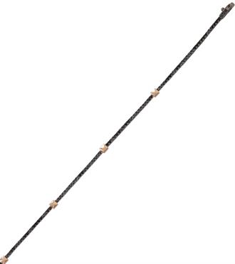 Prizmalı Siyah Su Yolu Bileklik