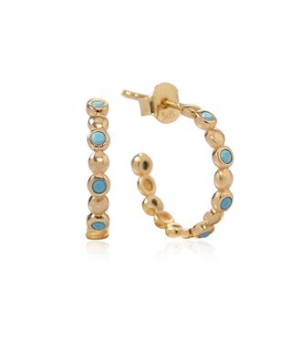 Firuze Toplu Halka Küpe