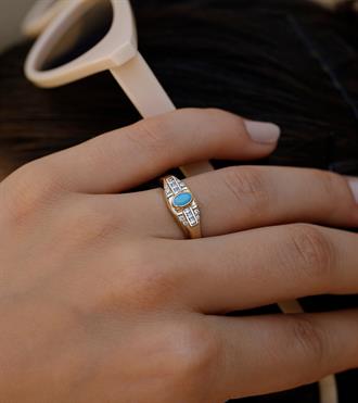 Firuzeli Şövalye Yüzük