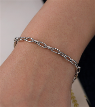 İtalyan Ataç Bileklik-Beyaz