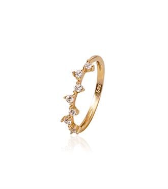 Karşılıklı Taşlı Yüzük